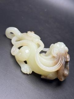 和田玉貔貅玉件,形态威武,工艺精细,形状完美.招财纳福,驱邪保平安